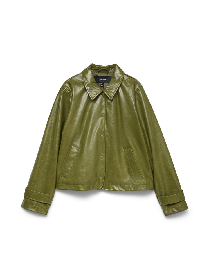 VMDASH SHORT COATED JACKET, Sphagnum 306803 Bild 1