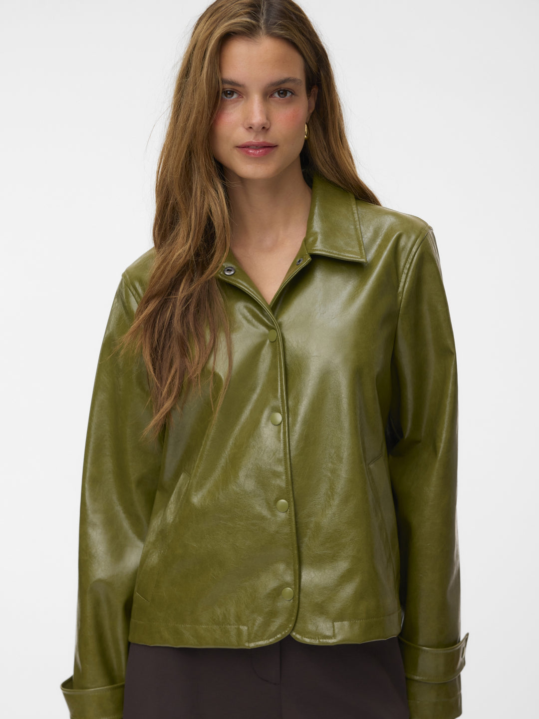 VMDASH SHORT COATED JACKET, Sphagnum 306803 Bild 4