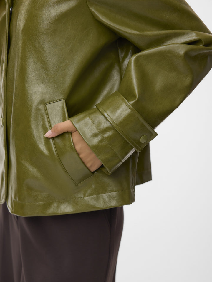 VMDASH SHORT COATED JACKET, Sphagnum 306803 Bild 5