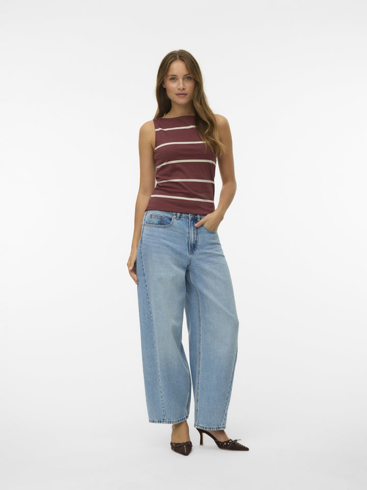 VMDINA SL BOAT NECK TOP JRS GA, Andorra/Oatmeal 292300001 Bild 2