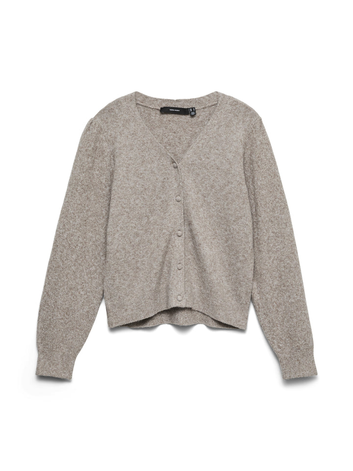 VMDOFFY LS V-NECK CARDIGAN NOOS, Moon Rock/MELANGE 175680001 Bild 1