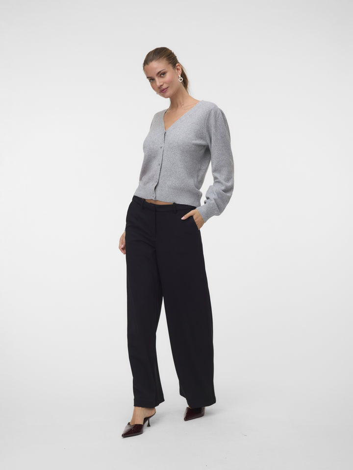 VMDOFFY LS V-NECK CARDIGAN NOOS, Light Grey Melange 178994 Bild 2