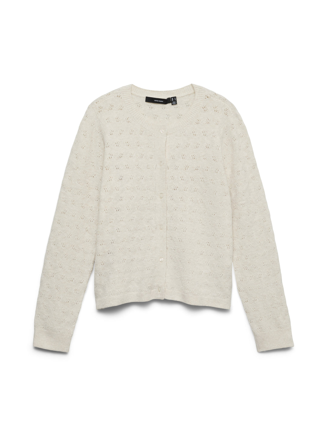 VMDOFFY STITCH LS O-NECK CARDIGAN N, Birch/MELANGE 222913001 Bild 1