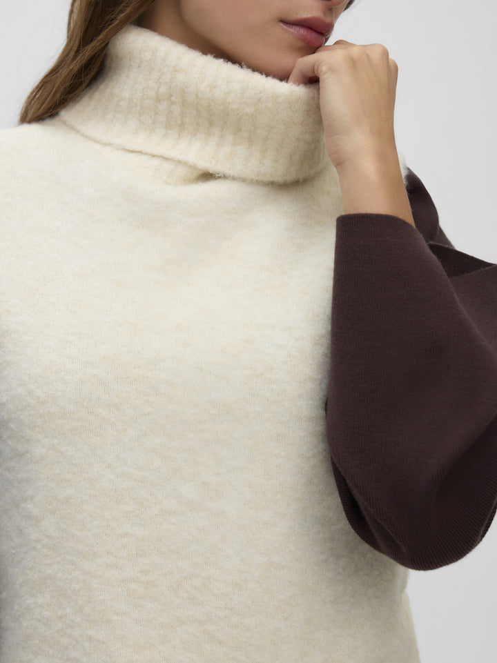VMEVERLEE SL ROLLNECK VEST, Birch 222913 Bild 5