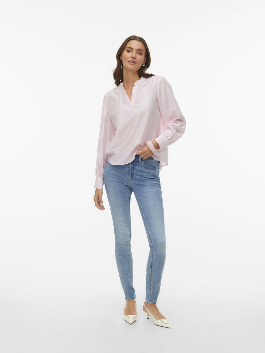 VMFLASH MR SKINNY JEANS LI3322 NOOS, Medium Blue Denim/TINTED 178001001 Bild 3