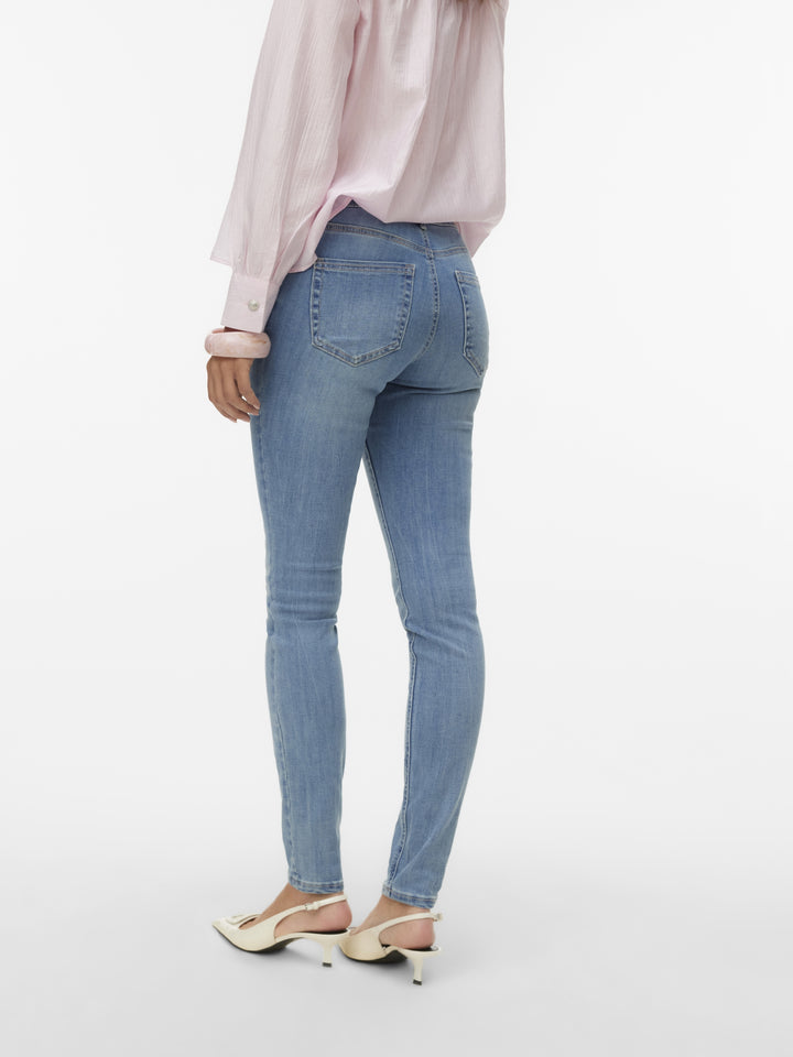 VMFLASH MR SKINNY JEANS LI3322 NOOS, Medium Blue Denim/TINTED 178001001 Bild 6