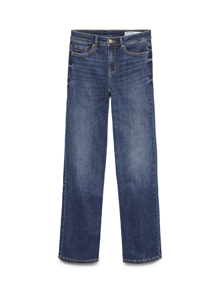 VMFLASH MR STRAIGHT JEANS LI3300 GA, Dark Blue Denim 178006 Bild 1