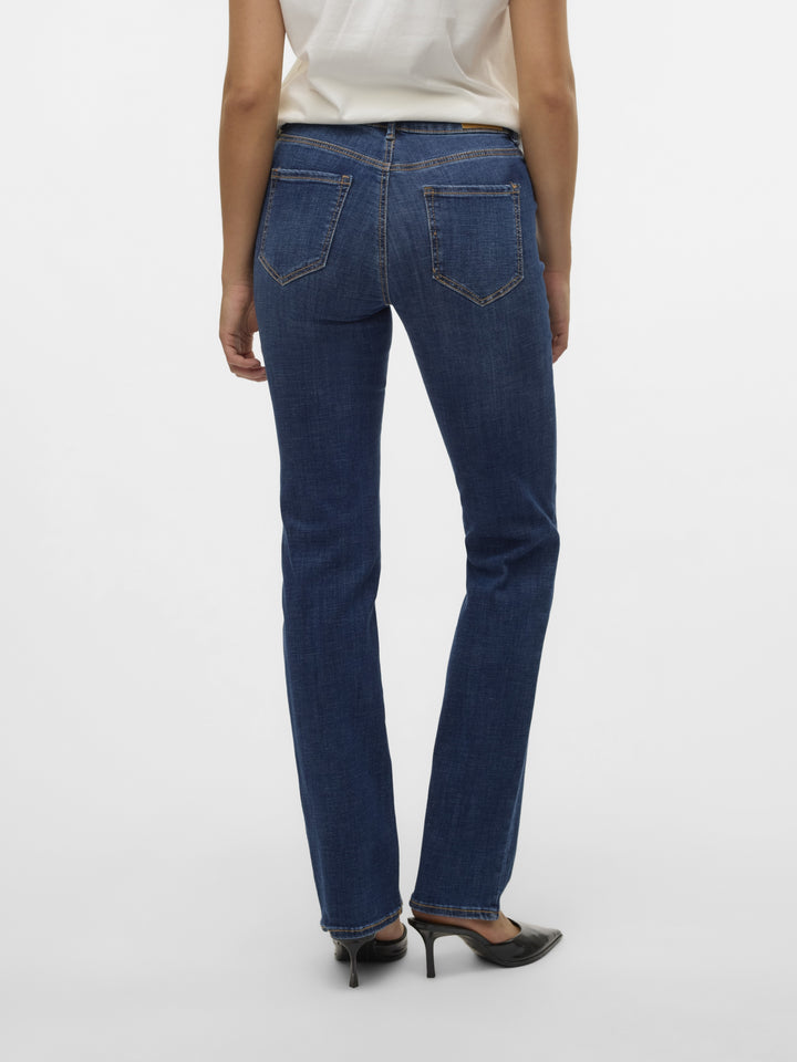 VMFLASH MR STRAIGHT JEANS LI3300 GA, Dark Blue Denim 178006 Bild 2