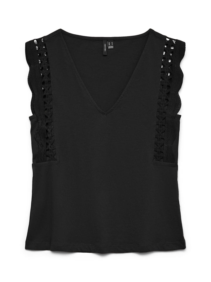 VMGABBY SL V-NECK TOP JRS GA, Black 177868 Bild 1