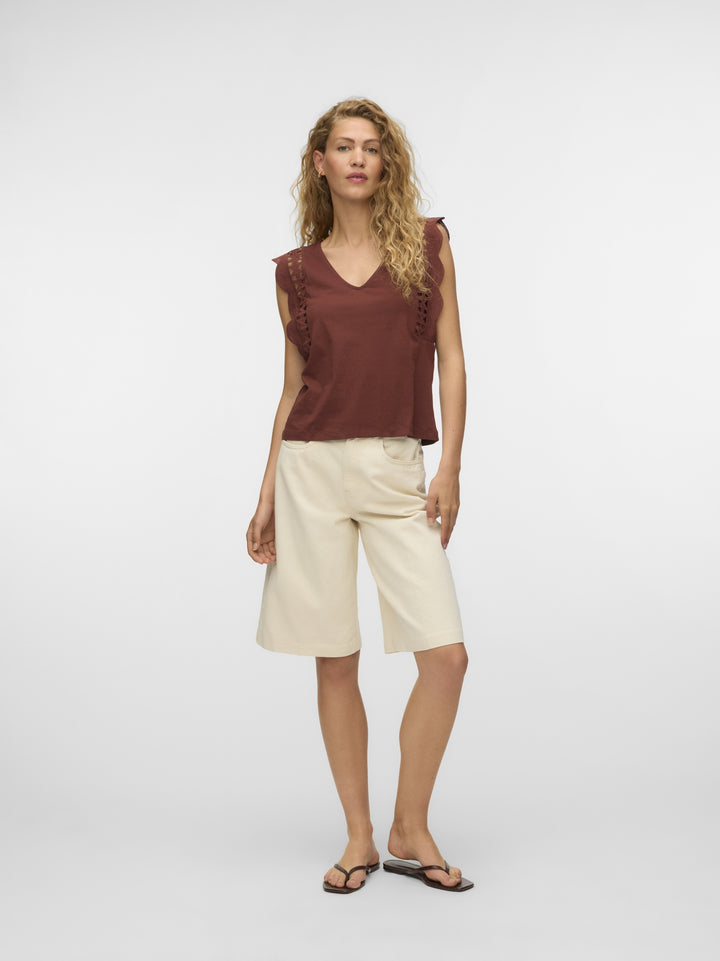 VMGABBY SL V-NECK TOP JRS GA, Andorra 292300 Bild 2