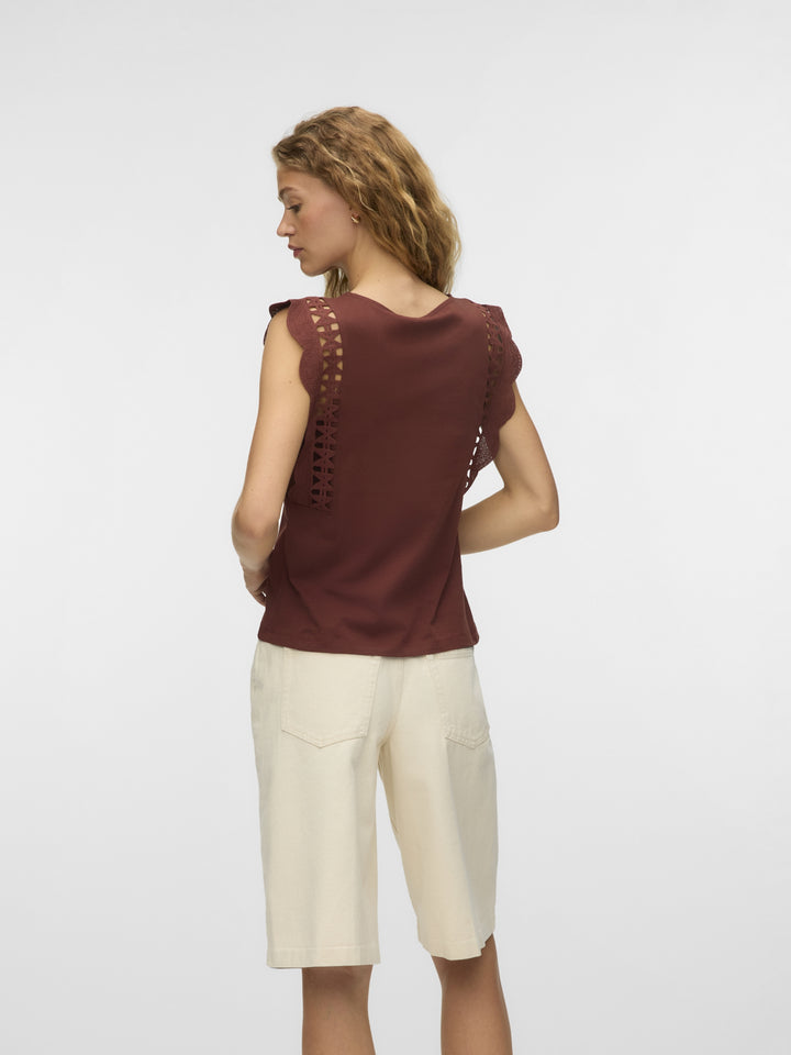VMGABBY SL V-NECK TOP JRS GA, Andorra 292300 Bild 3
