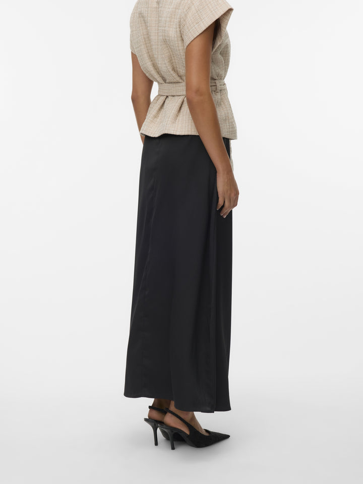 VMGAULA MW LONG SKIRT WVN BTQ, Black 177868 Bild 4