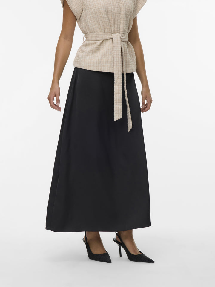 VMGAULA MW LONG SKIRT WVN BTQ, Black 177868 Bild 5