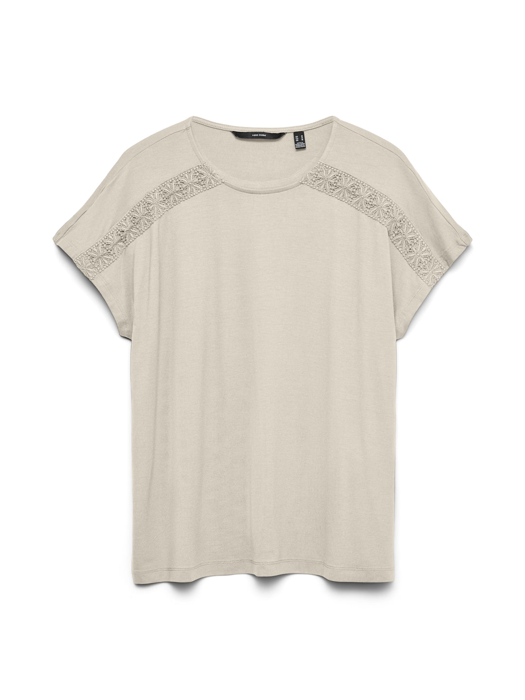 VMGINA SS O-NECK TOP JRS GA, Birch 222913 Bild 1