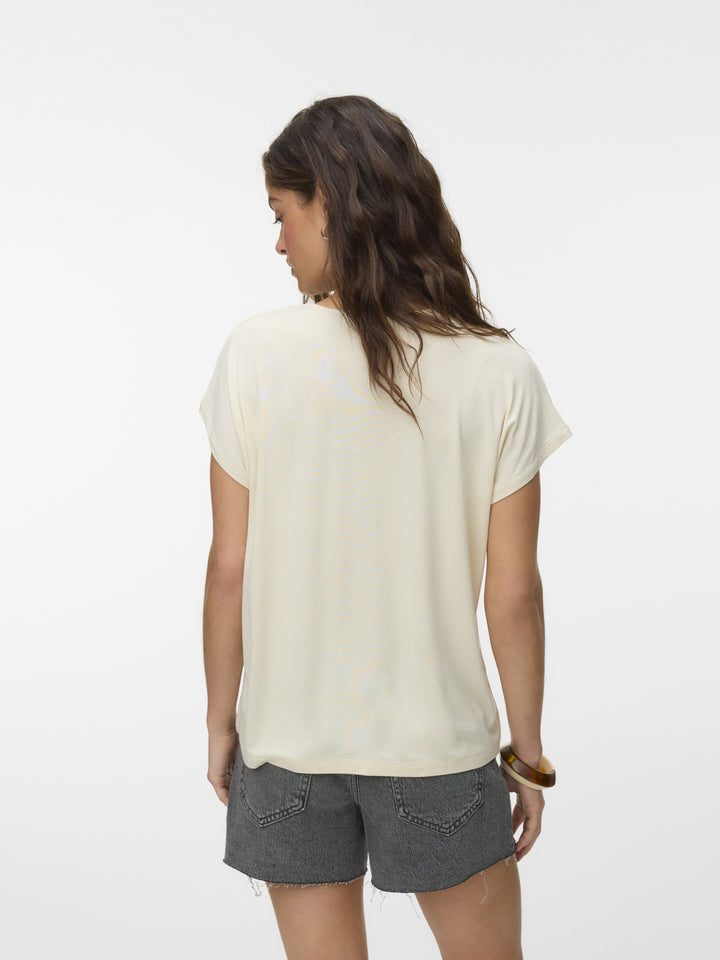 VMGINA SS O-NECK TOP JRS GA, Birch 222913 Bild 3