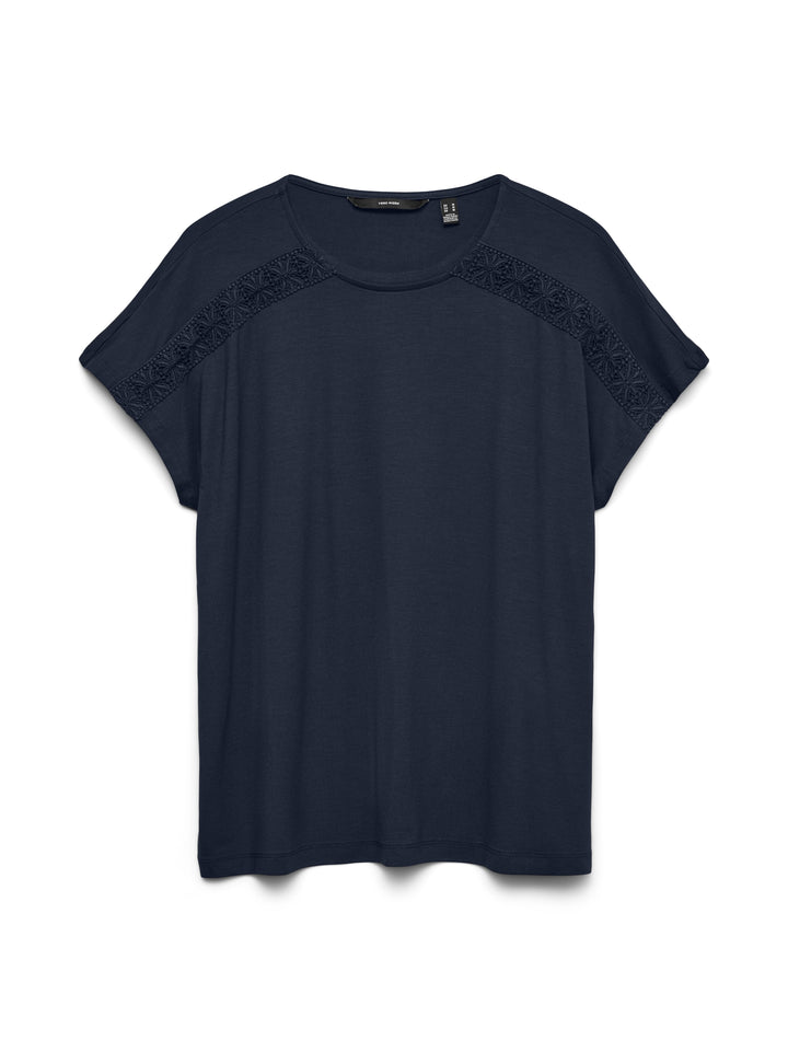 VMGINA SS O-NECK TOP JRS GA, Navy Blazer 188780 Bild 1