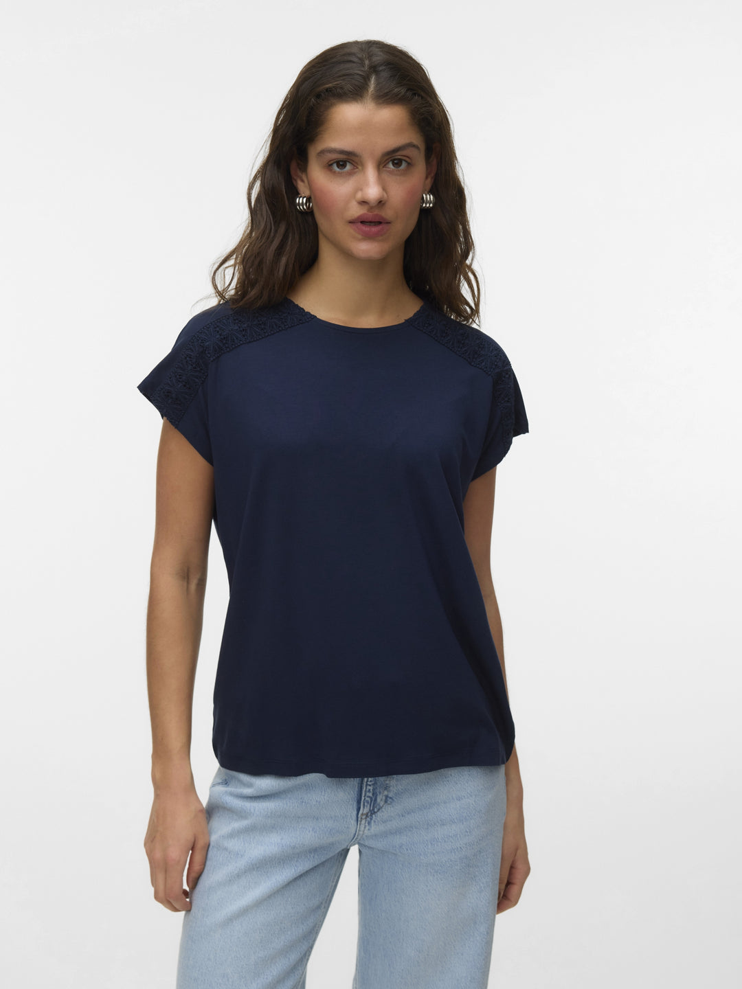 VMGINA SS O-NECK TOP JRS GA, Navy Blazer 188780 Bild 3