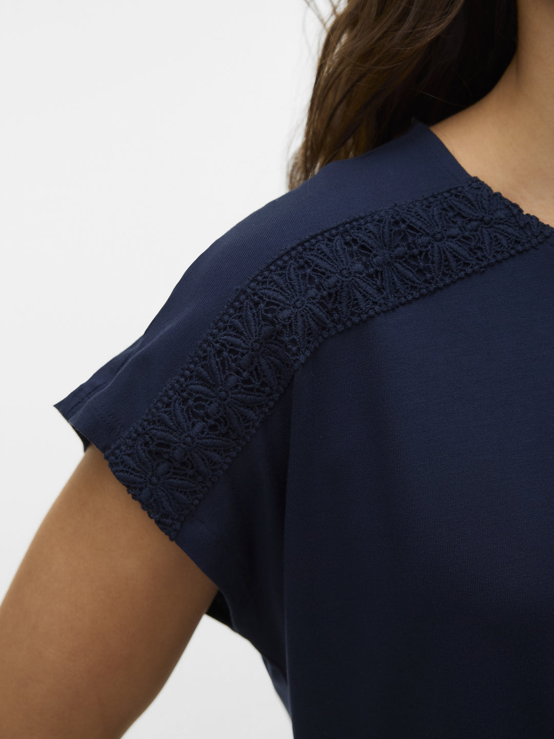 VMGINA SS O-NECK TOP JRS GA, Navy Blazer 188780 Bild 4