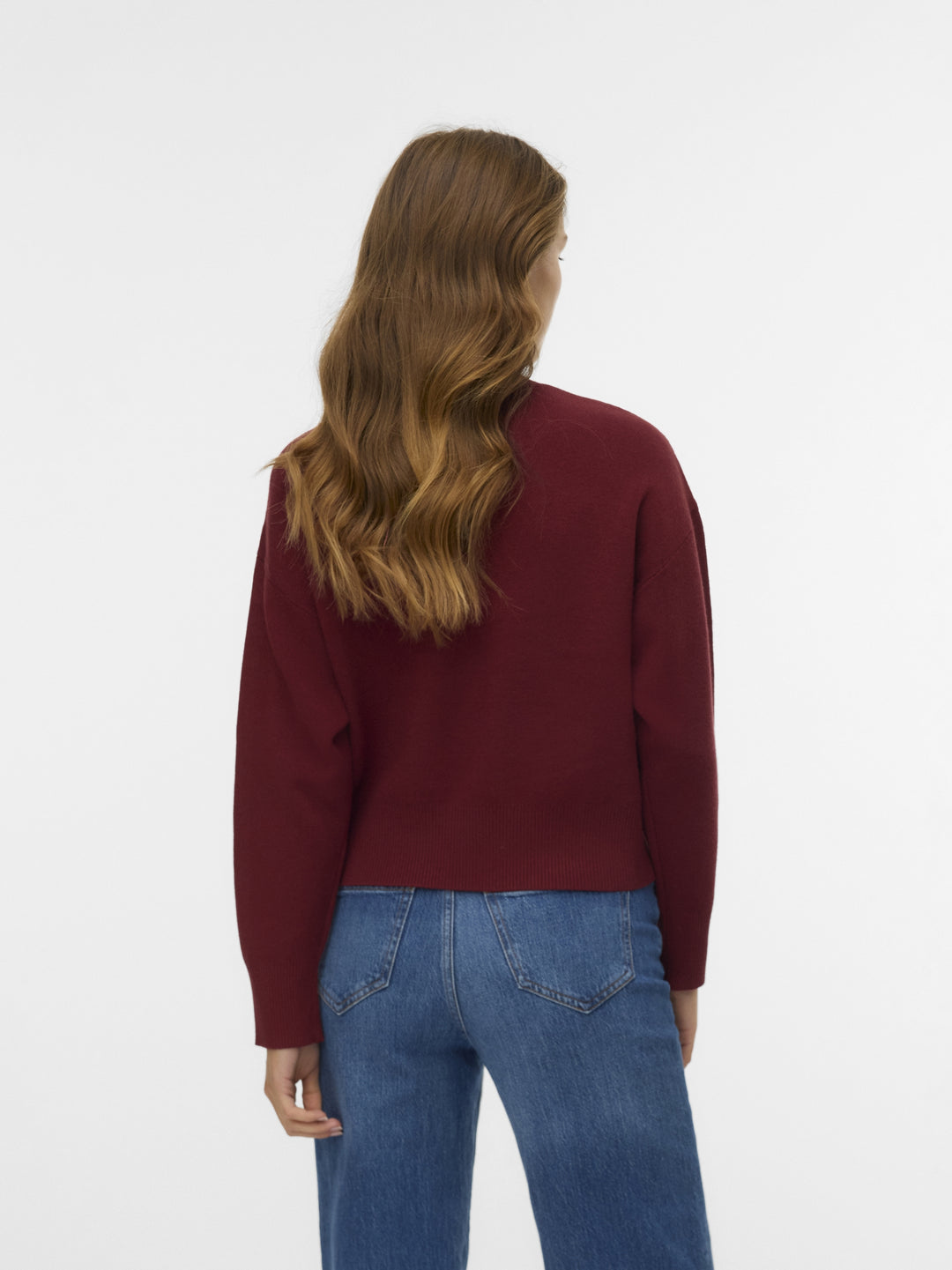 VMGOLD ART LS O-NECK PULLOVER, Syrah 198929 Bild 3