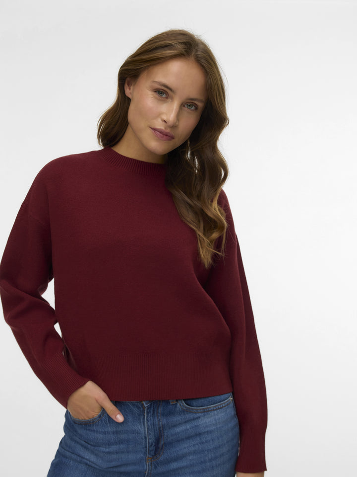 VMGOLD ART LS O-NECK PULLOVER, Syrah 198929 Bild 4