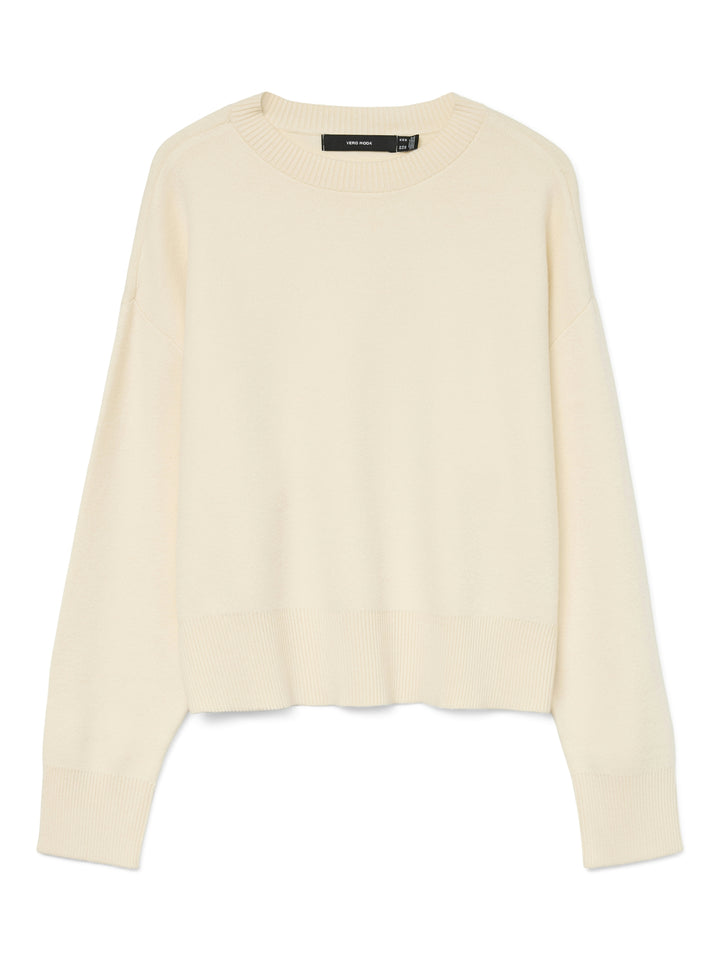 VMGOLD ART LS O-NECK PULLOVER, Birch 222913 Bild 1