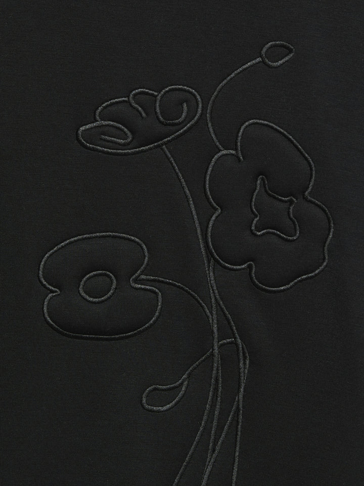 VMHALI SS EMBROIDERY TOP JRS, Black 177868 Bild 2