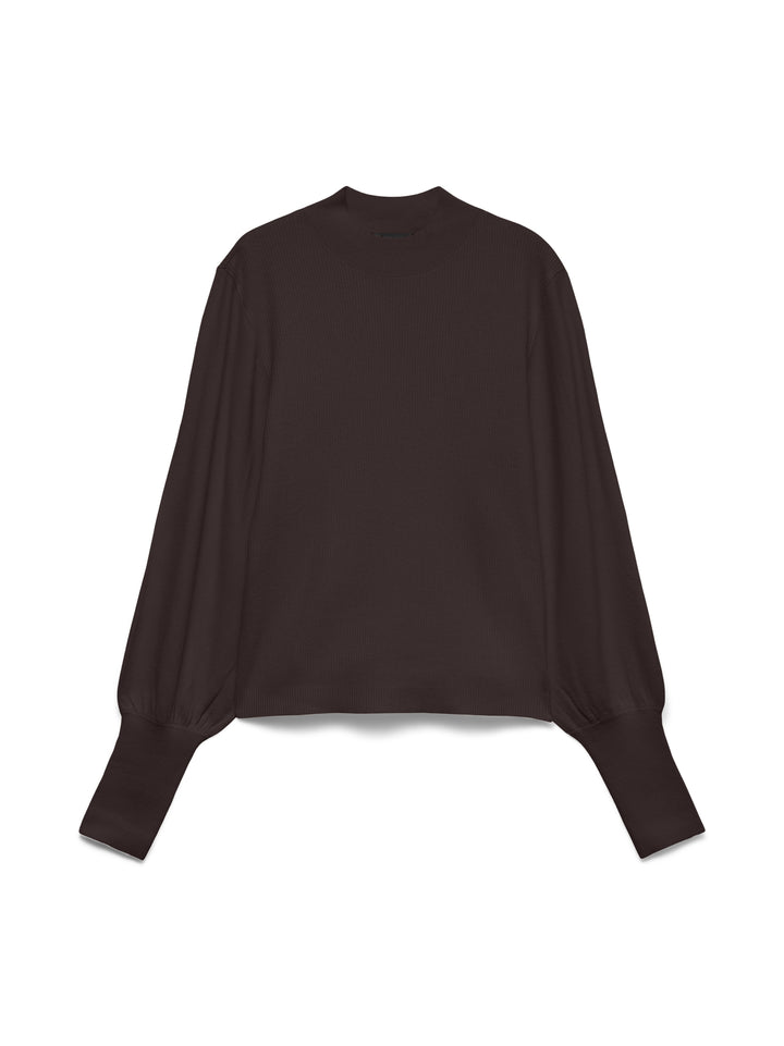 VMHOLLYKARIS LS FUNNELNECK PULLOVER, Chocolate Torte 297957 Bild 1
