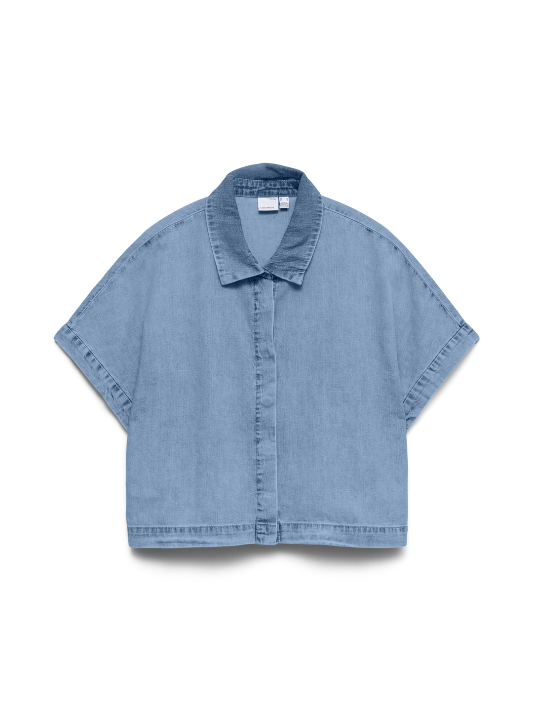 VMINGEBORG SS DENIM SHIRT MIX, Light Blue Denim 178000 Bild 1