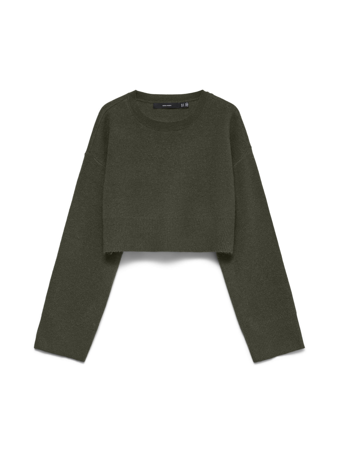VMJACE LS O-NECK CROP PULLOVER, Forest Night 186323 Bild 1
