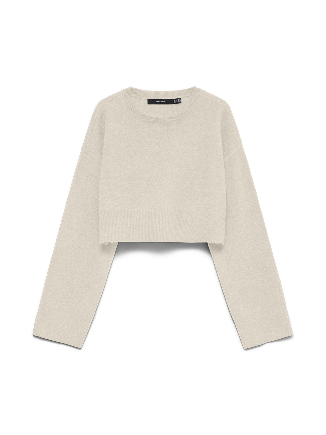 VMJACE LS O-NECK CROP PULLOVER, Birch 222913 Bild 1