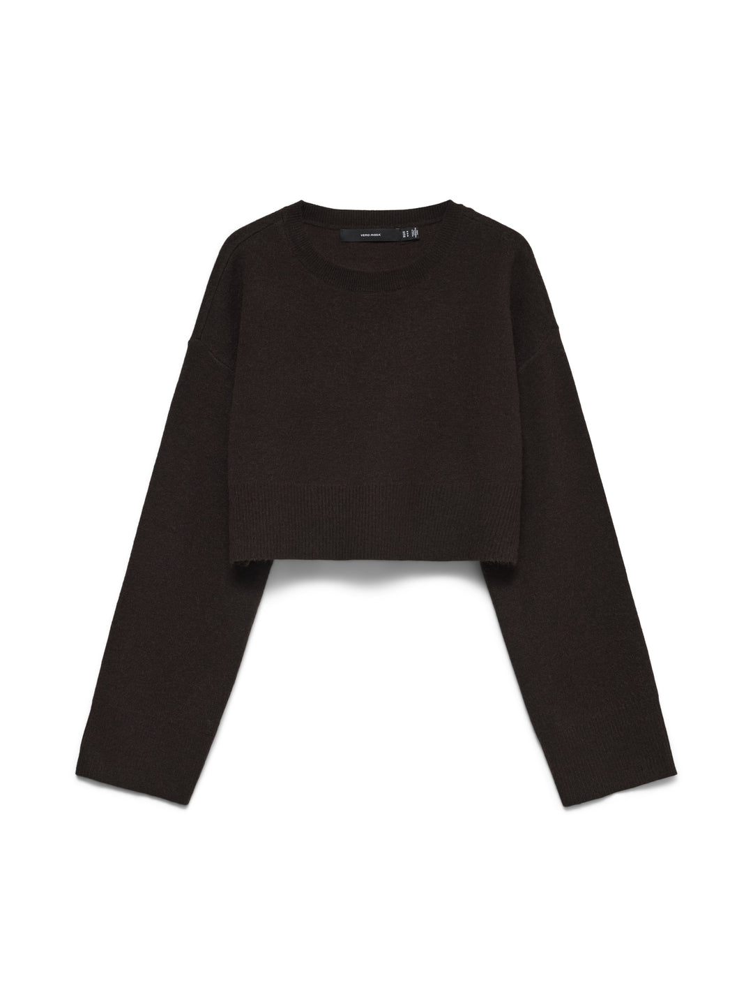 VMJACE LS O-NECK CROP PULLOVER, Chocolate Torte 297957 Bild 1