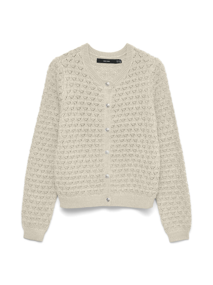 VMJAQUELINE LS O-NECK CARDIGAN BOO, Birch 222913 Bild 1
