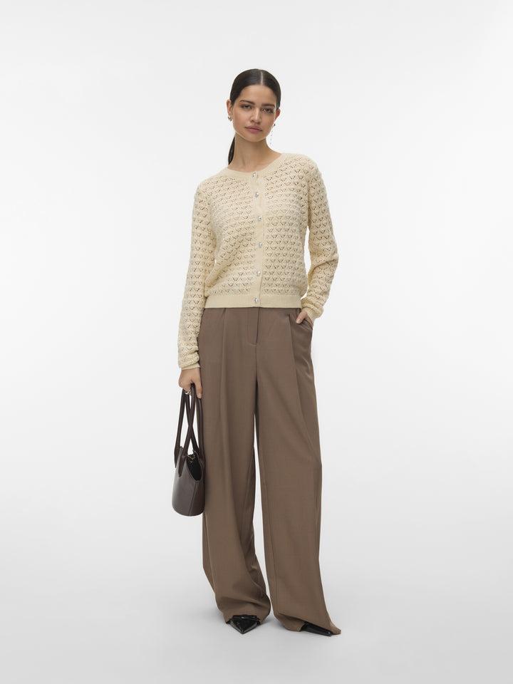 VMJAQUELINE LS O-NECK CARDIGAN BOO, Birch 222913 Bild 2