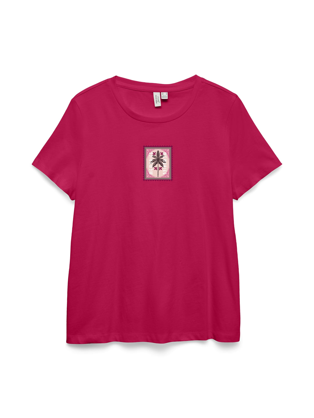 VMJOFIA SS O-NECK T-SHIRT JRS BTQ, Jazzy/PATCH 3 255656003 Bild 1