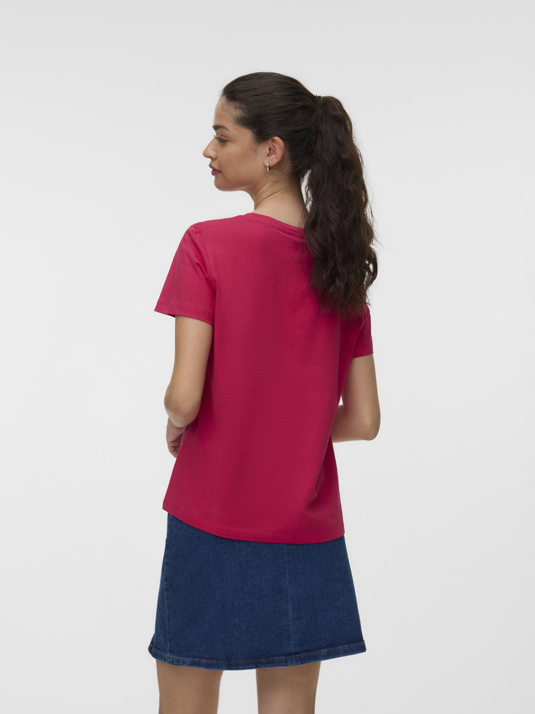 VMJOFIA SS O-NECK T-SHIRT JRS BTQ, Jazzy/PATCH 3 255656003 Bild 2