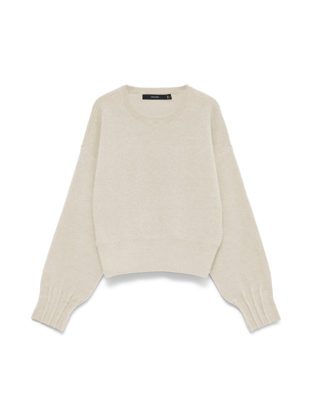 VMKACY LS O-NECK PULLOVER, Birch/MELANGE 222913001 Bild 1
