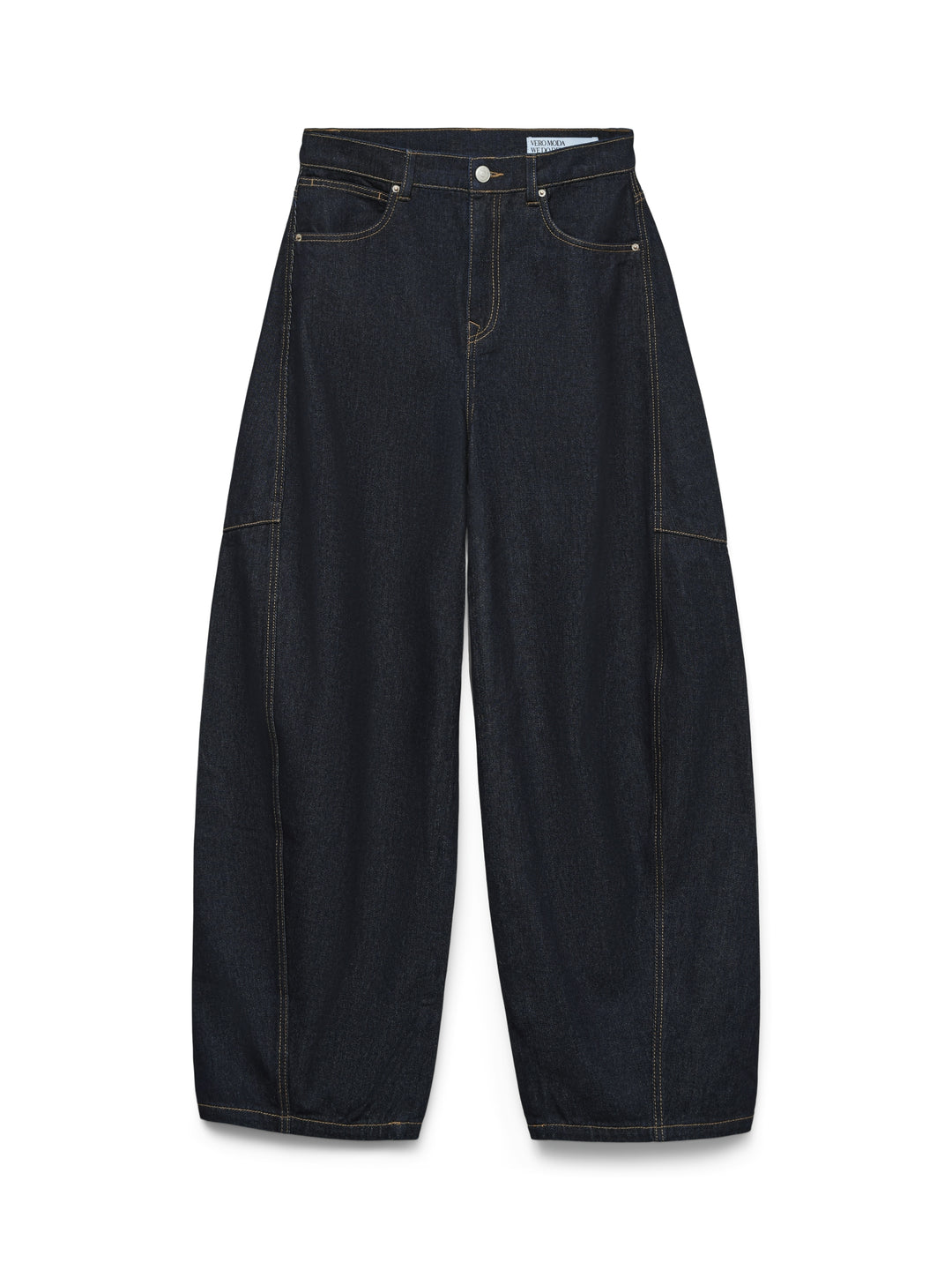 VMKAITLIN HR WIDE BARREL JEANS SI35, Dark Blue Denim 178006 Bild 1