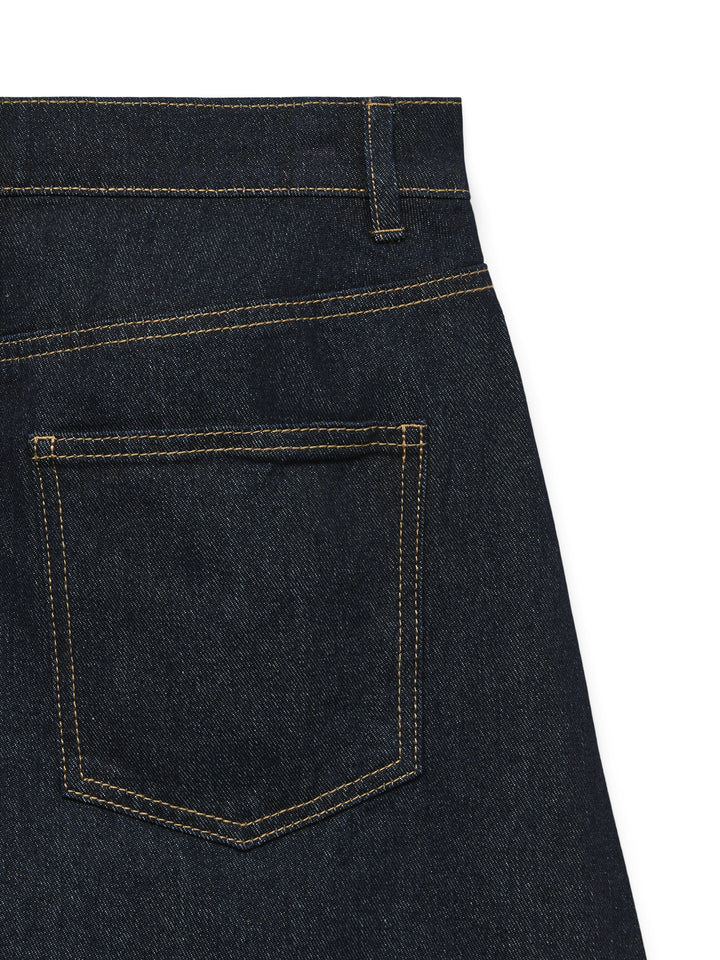 VMKAITLIN HR WIDE BARREL JEANS SI35, Dark Blue Denim 178006 Bild 2