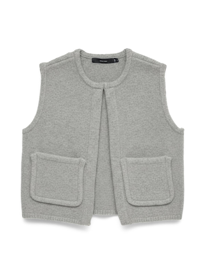VMKRISTEN SL O-NECK VEST, Light Grey Melange/COLOR NO EXT9001 178994002 Bild 1