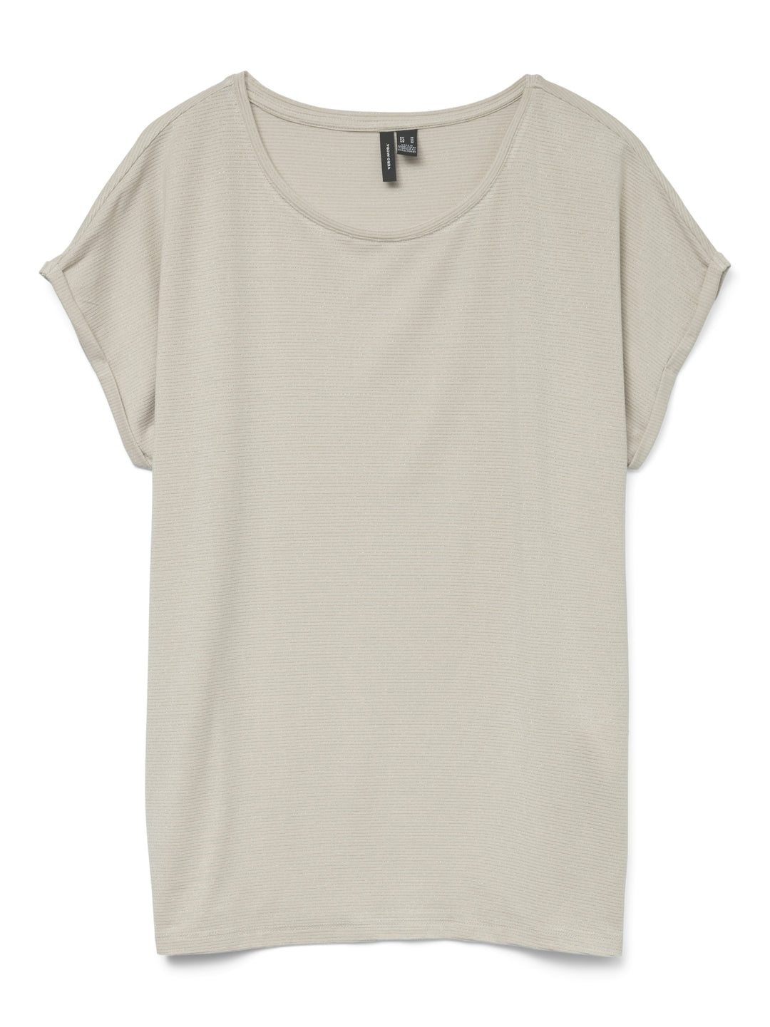 VMLAVA GLITTER SS TOP STRIPE GA NOO, Oatmeal/GOLD LUREX 175626003 Bild 1