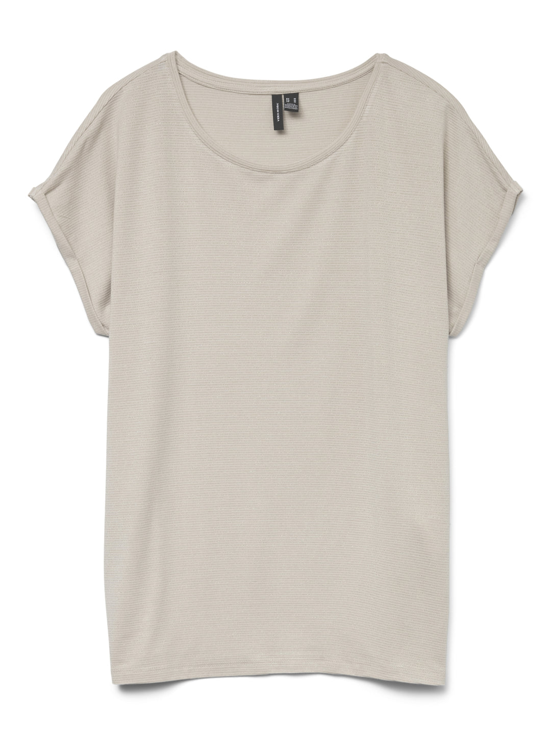 VMLAVA GLITTER SS TOP STRIPE GA NOO, Oatmeal/GOLD LUREX 175626003 Bild 1
