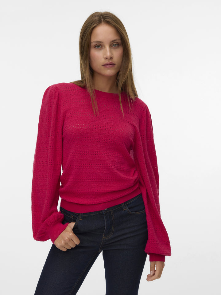 VMLIMONE LS O-NECK PULLOVER BOO, Jazzy 255656 Bild 4