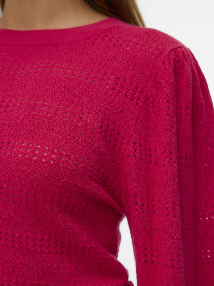 VMLIMONE LS O-NECK PULLOVER BOO, Jazzy 255656 Bild 5