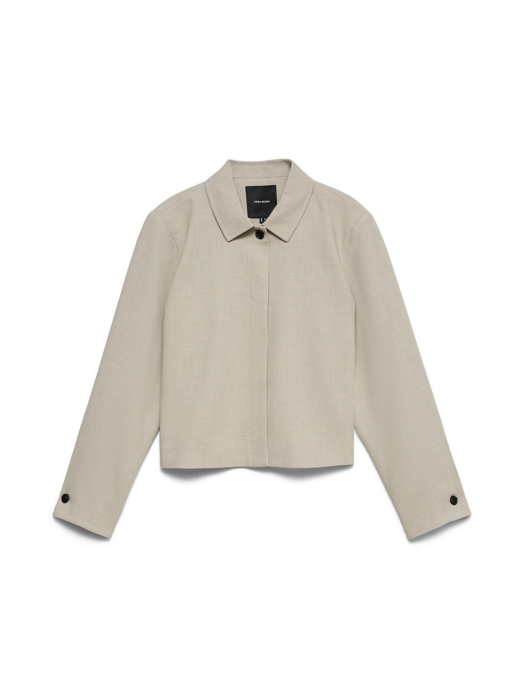 VMMICHELL LS BUTTON DETAIL SHACKET, Silver Mink/MELANGE AS OFFER 192623001 Bild 1