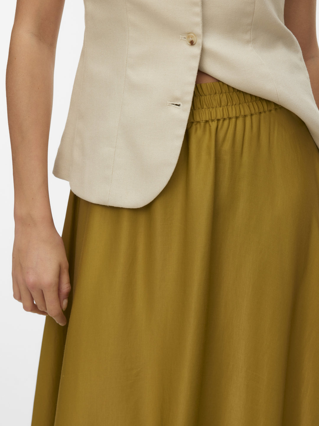 VMMIRA ANKLE SKIRT WVN, Willow 299497 Bild 4