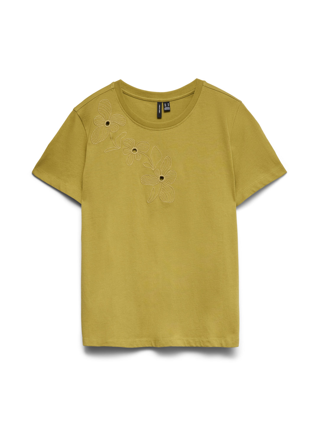 VMMIRANIA FRANCIS SS TOP BOX JRS, Willow/SHOULDER BRODERIE 299497003 Bild 1