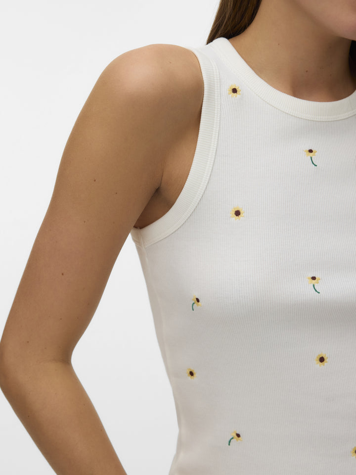 VMNAJA TANK TOP BOX JRS, Snow White/SUNFLOWER 175598001 Bild 5