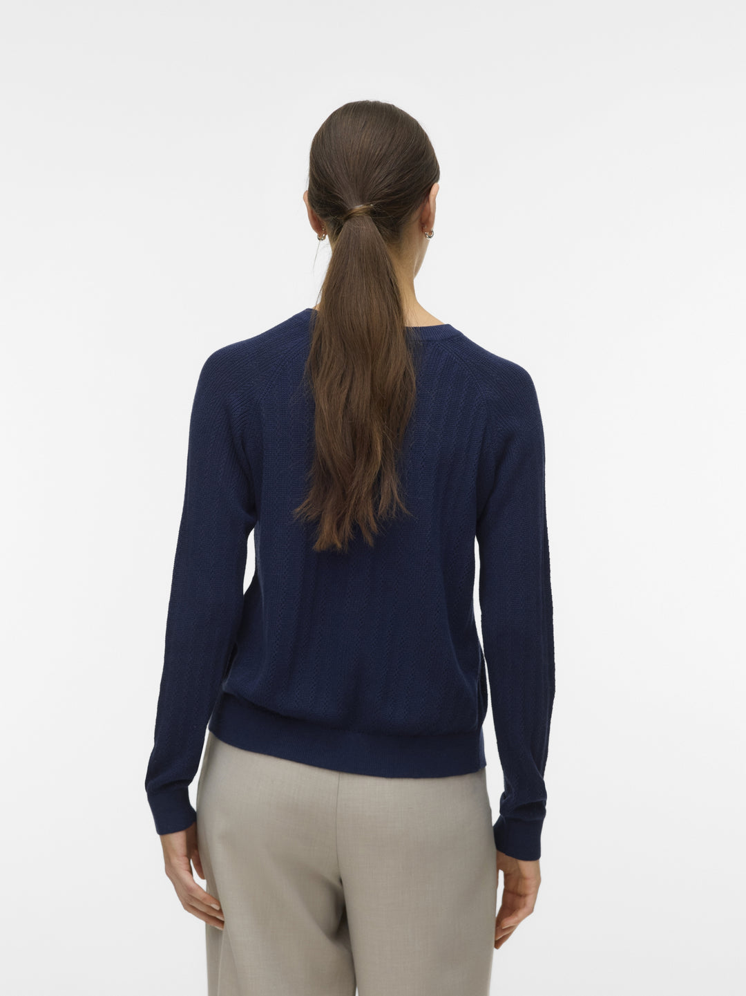VMNEWLEX POINTELLE LS O-N PULLOVER, Navy Blazer 188780 Bild 3
