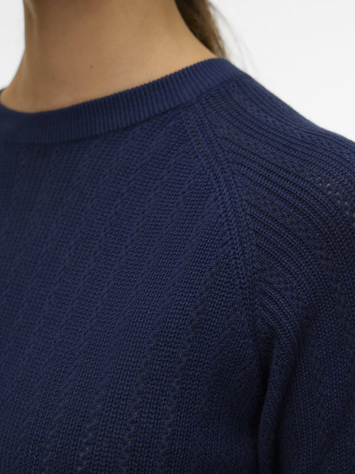 VMNEWLEX POINTELLE LS O-N PULLOVER, Navy Blazer 188780 Bild 5