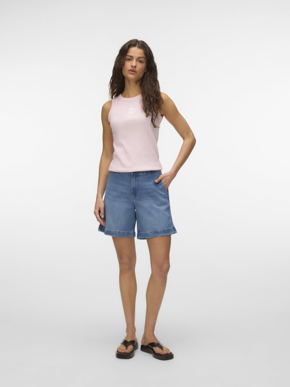VMNIRA CAISA SL TANK TOP BOX JRS, Pink-A-Boo/HIBISCUS 291375002 Bild 2